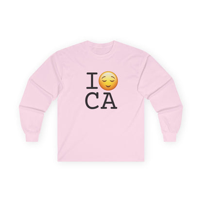 "I'm Relieved about California" Long Sleeve Shirt