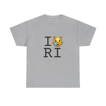 "I'm a Crying Cat about Rhode Island" Tee