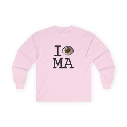 "I See (Eye) Massachusetts" Long Sleeve Shirt