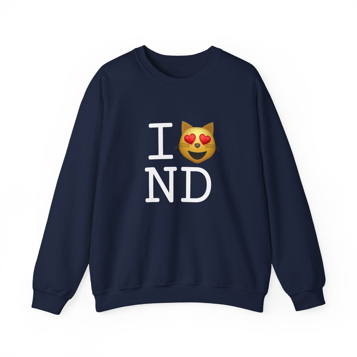 "I'm a Cat that Loves North Dakota" Sweatshirt