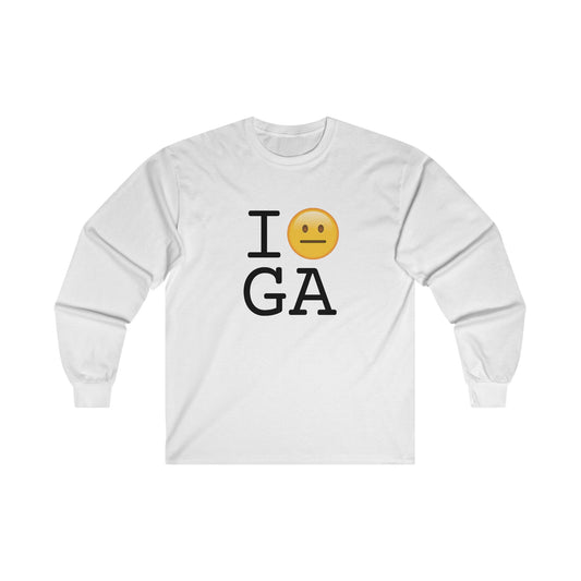 "I'm Neutral About Georgia" Long Sleeve Shirt