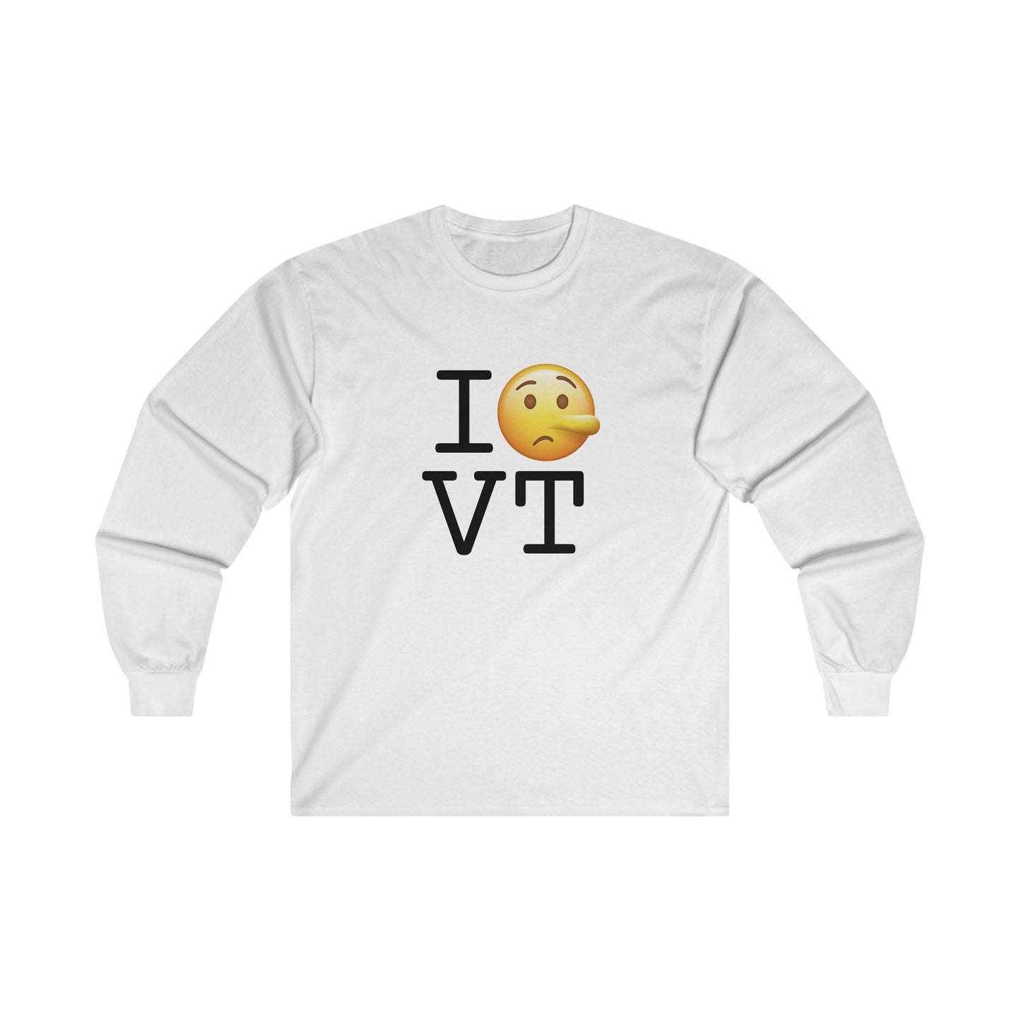 "I Lie about Vermont" Long Sleeve Shirt