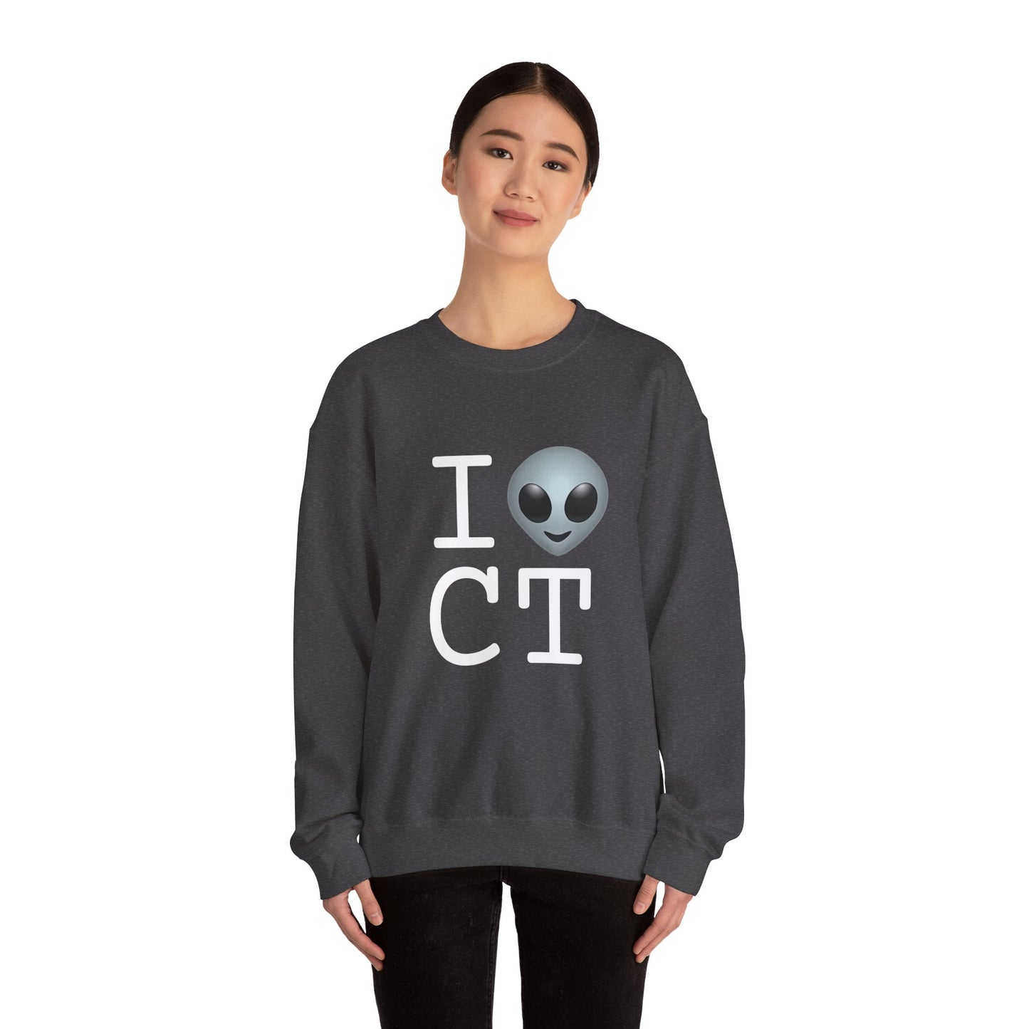 "I Feel Alien in Connecticut" Sweatshirt