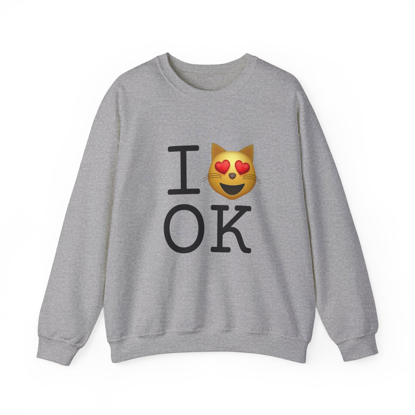 "I'm a Cat that Loves Oklahoma" Sweatshirt