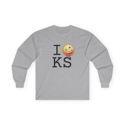 "I'm Crazy about Kansas" Long Sleeve Shirt