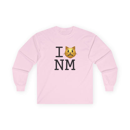 "I'm a Pouting Cat about New Mexico" Long Sleeve Shirt