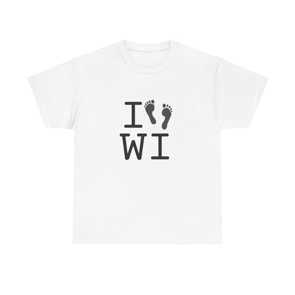 "I leave Footsteps in Wisconsin" Tee