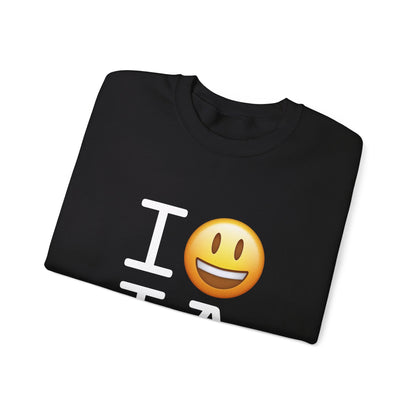 "I'm Happy about Iowa" Sweatshirt