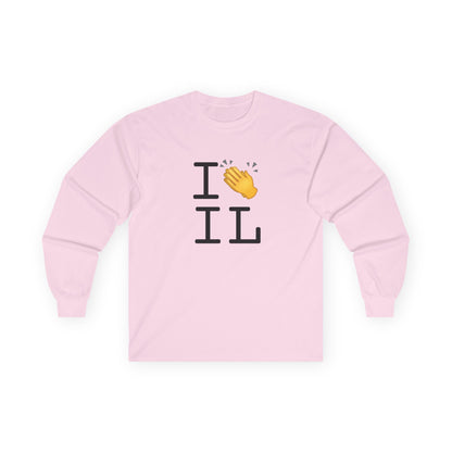 "I Applaud Illinois" Long Sleeve Shirt
