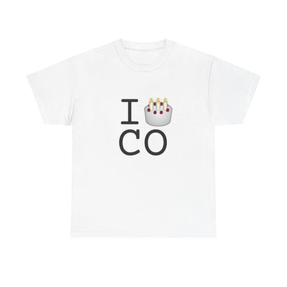 "I Birthday Cake Colorado" Tee