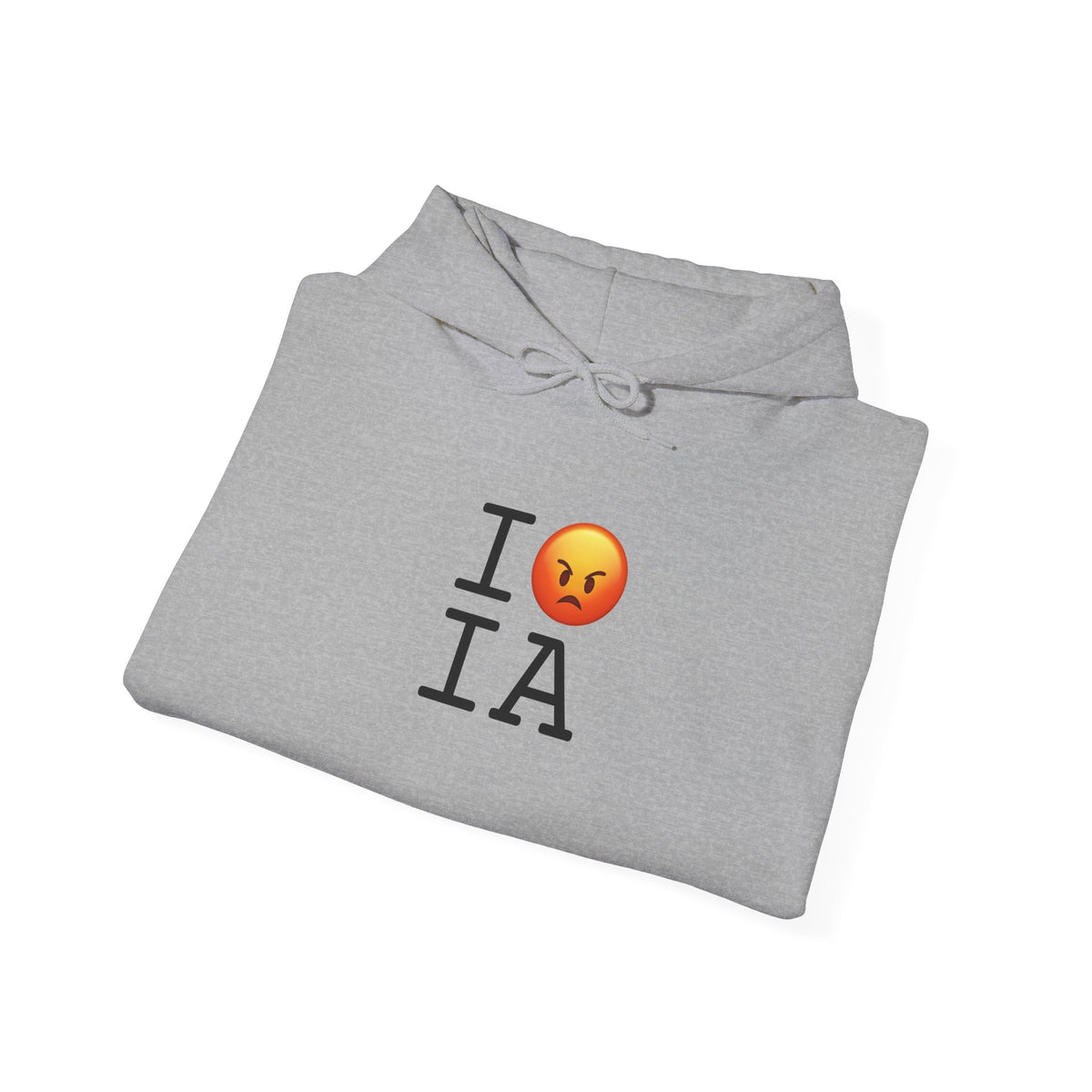 "I'm Angry about Iowa" Hoodie