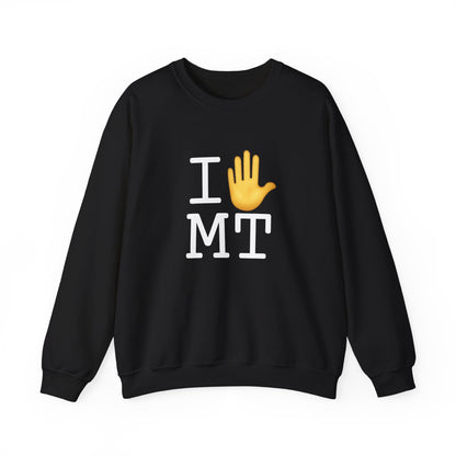 "I Stop (Raised Hand) Montana" Sweatshirt