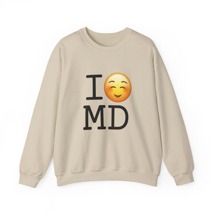 "I Blush at Maryland" Sweatshirt