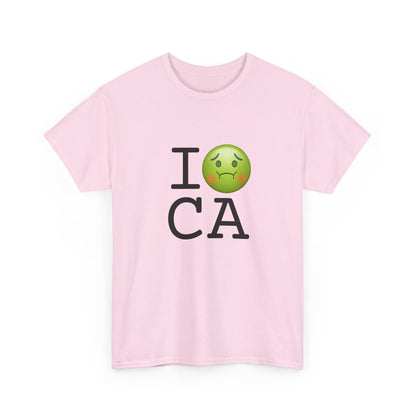 "I'm Nauseous about California" Tee