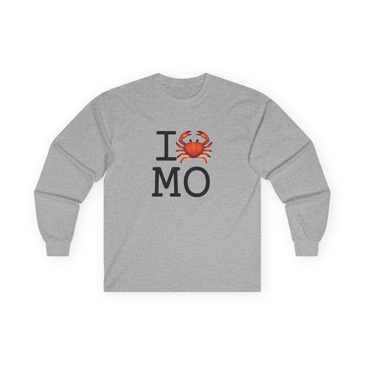 "I Crab Missouri" Long Sleeve Shirt