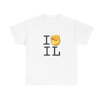"I Raise my Fist with Illinois" Tee