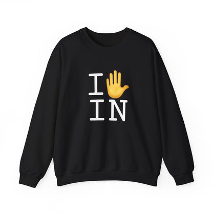 "I Stop (Raised Hand) Indiana" Sweatshirt