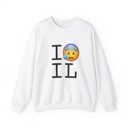 "I'm Anxiously Sweating in Illinois" Sweatshirt