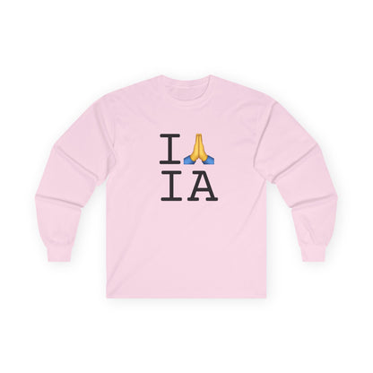 "I Pray for Iowa" Long Sleeve Shirt