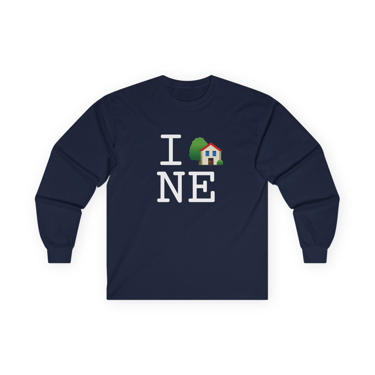"I'm Home in Nebraska" Long Sleeve Shirt