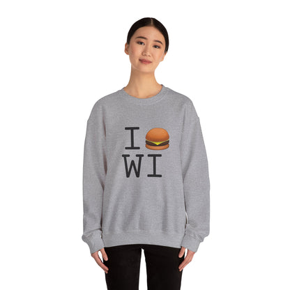 "I Cheeseburger Wisconsin" Sweatshirt