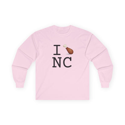 "I Chicken Drumstick North Carolina" Long Sleeve Shirt