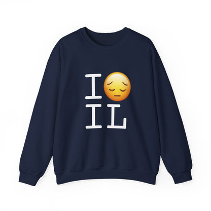 "I'm Depressed about Illinois" Sweatshirt