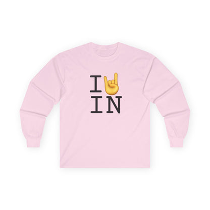 "I Rock On with Indiana" Long Sleeve Shirt