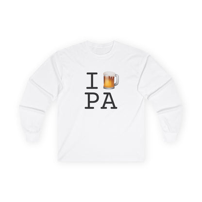 "I Beer Pennsylvania" Long Sleeve Shirt