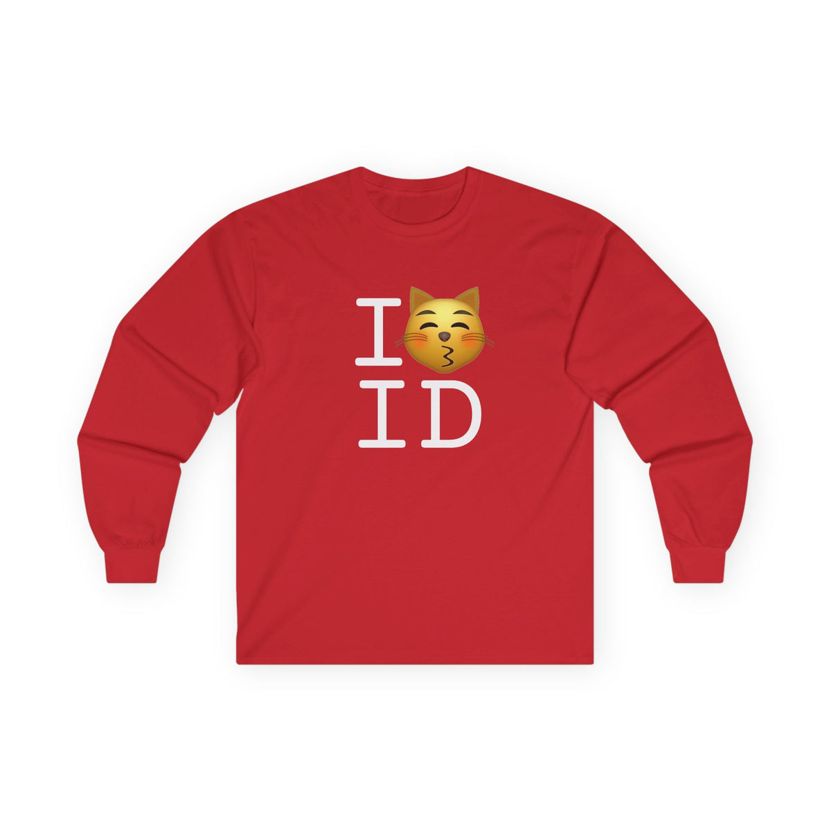 "I'm a Kissing Cat toward Idaho" Long Sleeve Shirt
