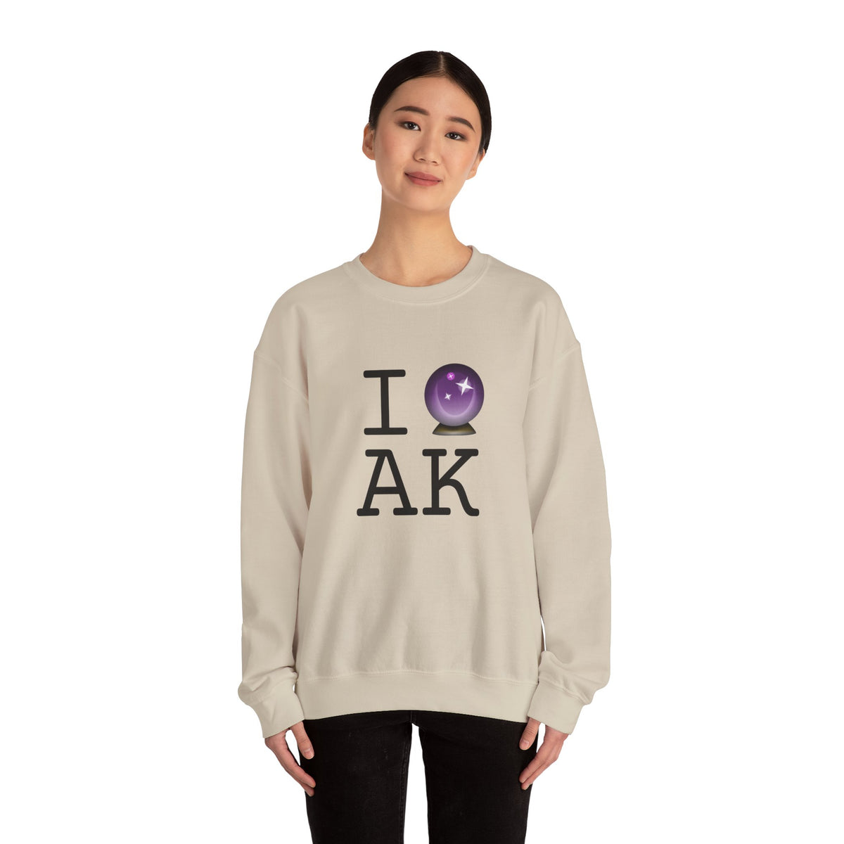"I Predict the Future (Crystal Ball) of Alaska" Sweatshirt