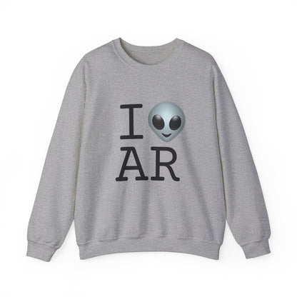 "I Feel Alien in Arkansas" Sweatshirt