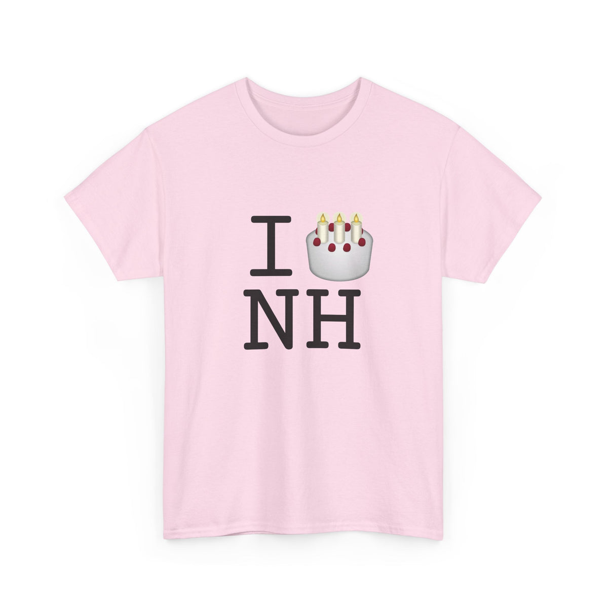 "I Birthday Cake New Hampshire" Tee