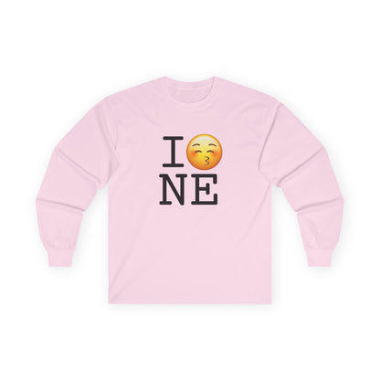 "I Kiss Nebraska" Long Sleeve Shirt
