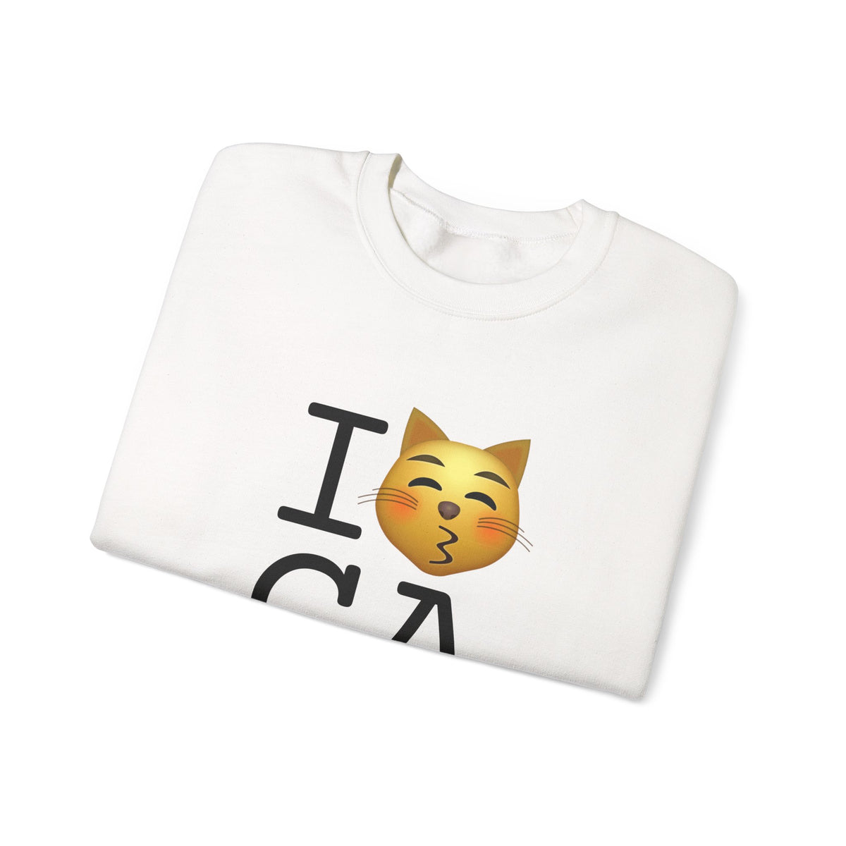 "I'm a Kissing Cat toward Georgia" Sweatshirt