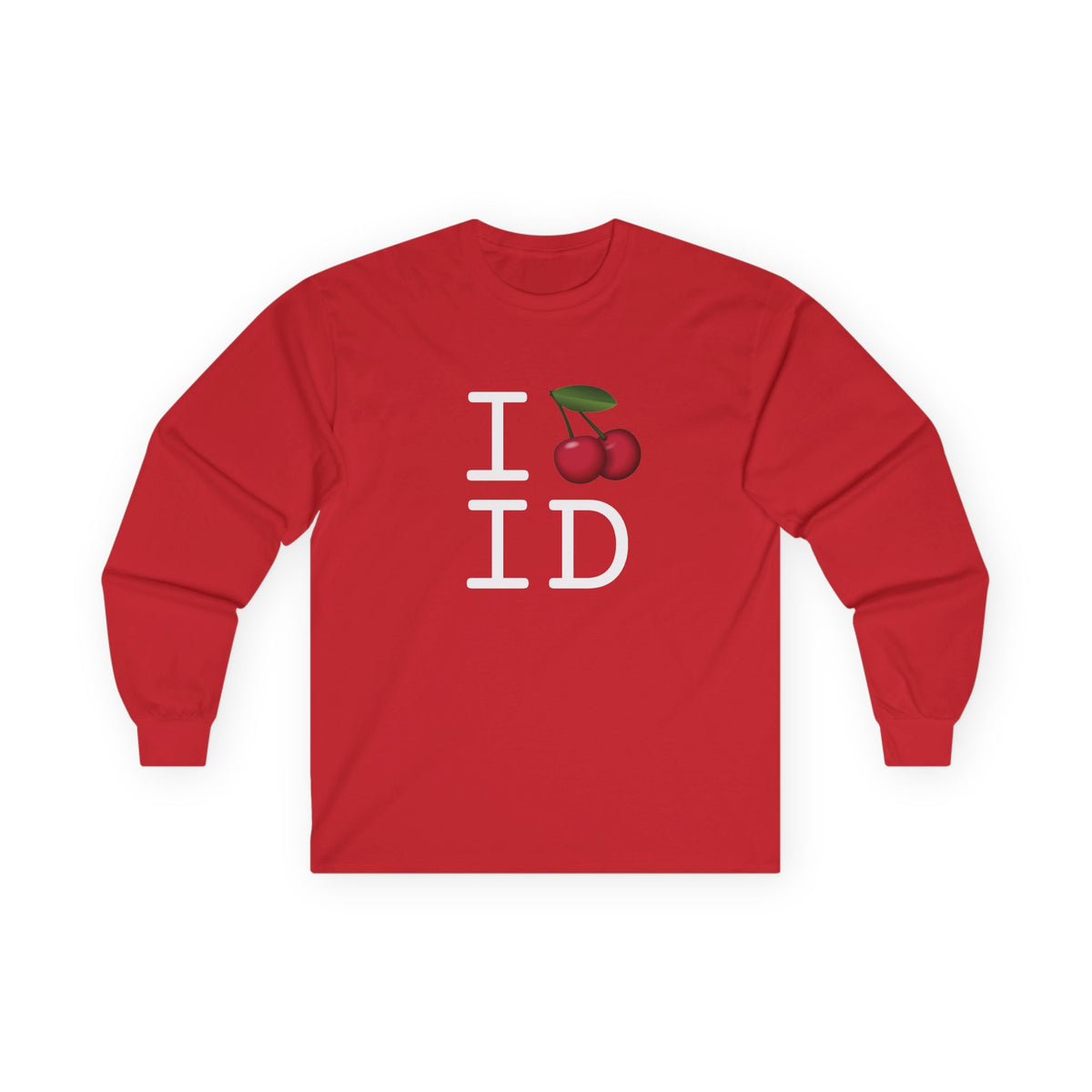 "I Cherry Idaho" Long Sleeve Shirt