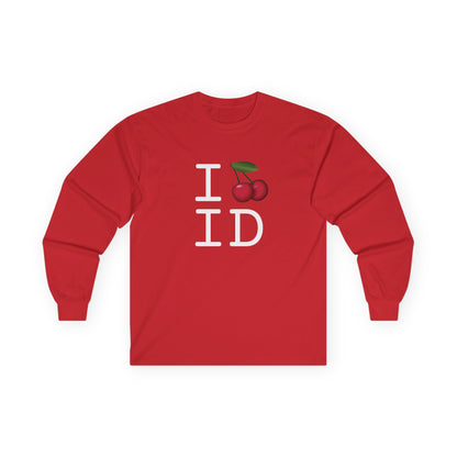 "I Cherry Idaho" Long Sleeve Shirt