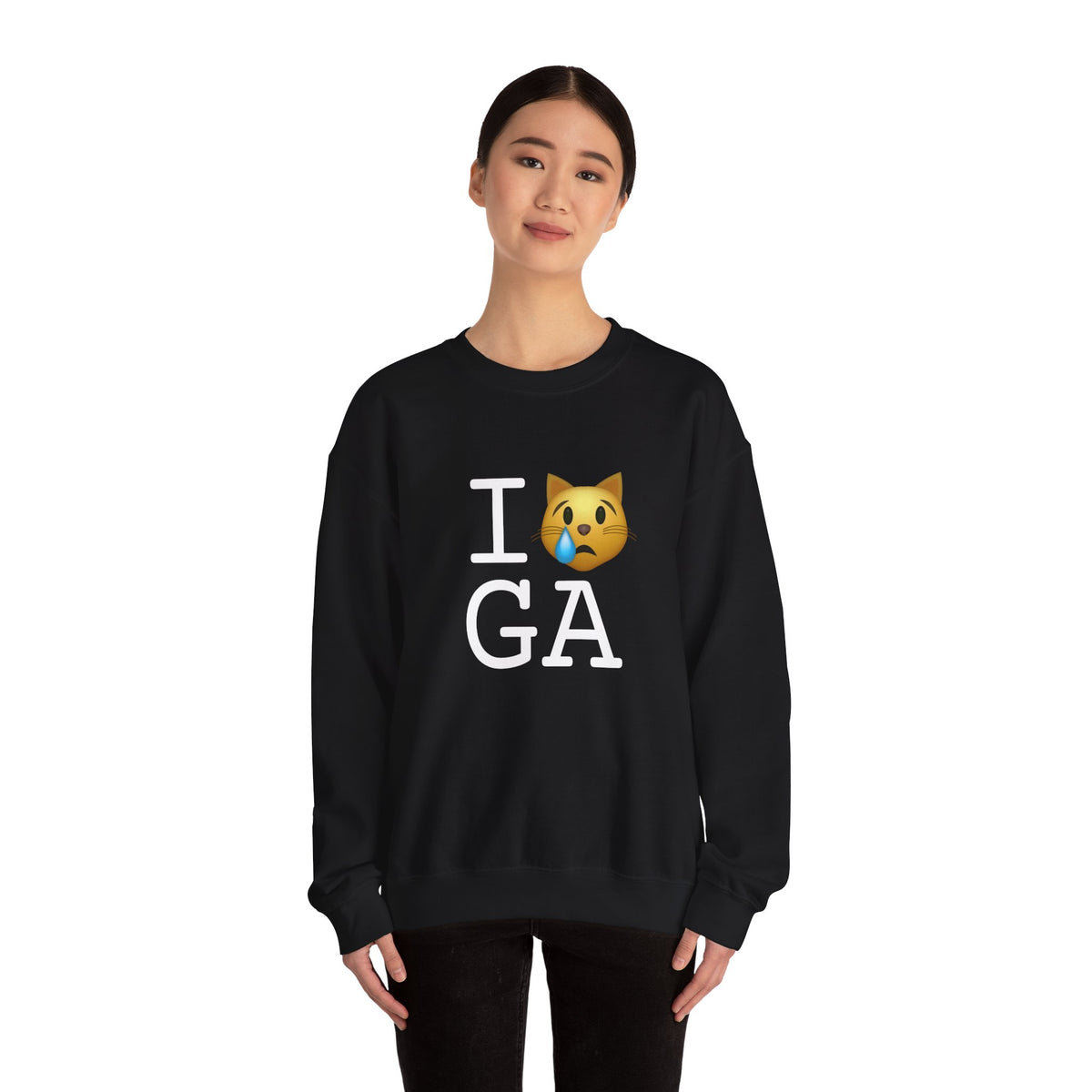 "I'm a Crying Cat about Georgia" Sweatshirt