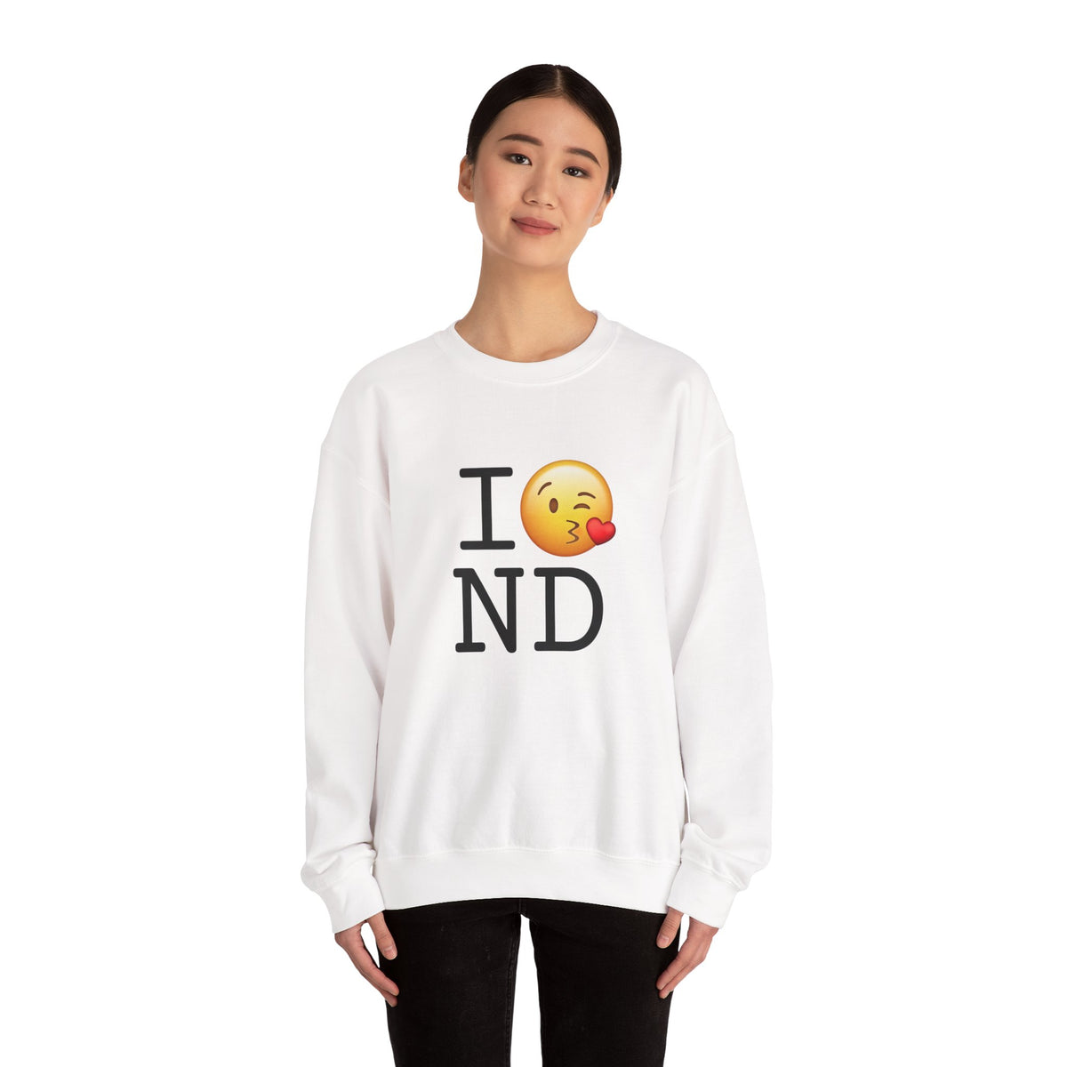 "I Blow a Kiss at North Dakota" Sweatshirt