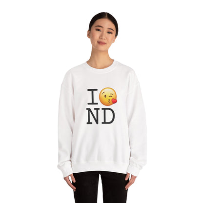 "I Blow a Kiss at North Dakota" Sweatshirt