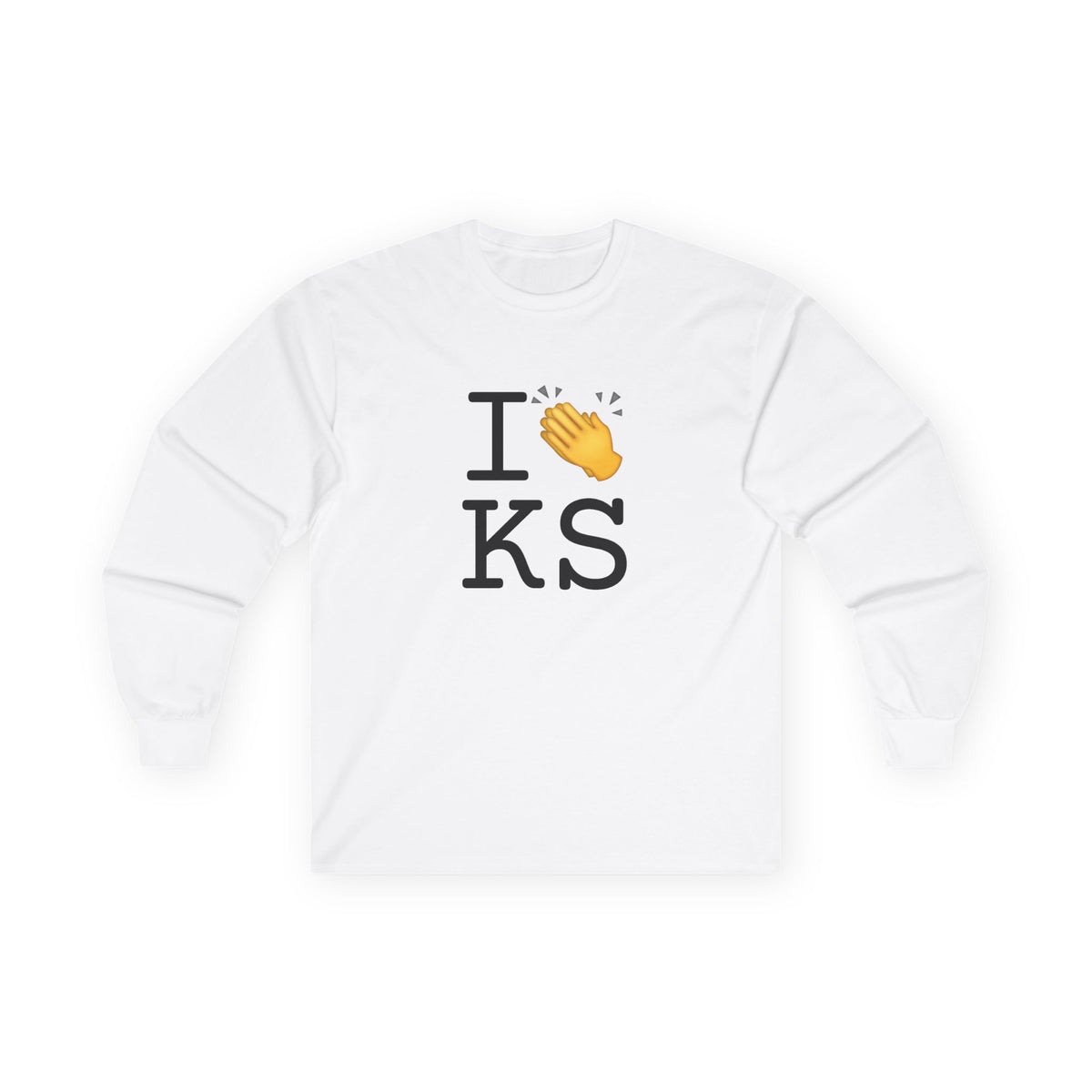 "I Applaud Kansas" Long Sleeve Shirt