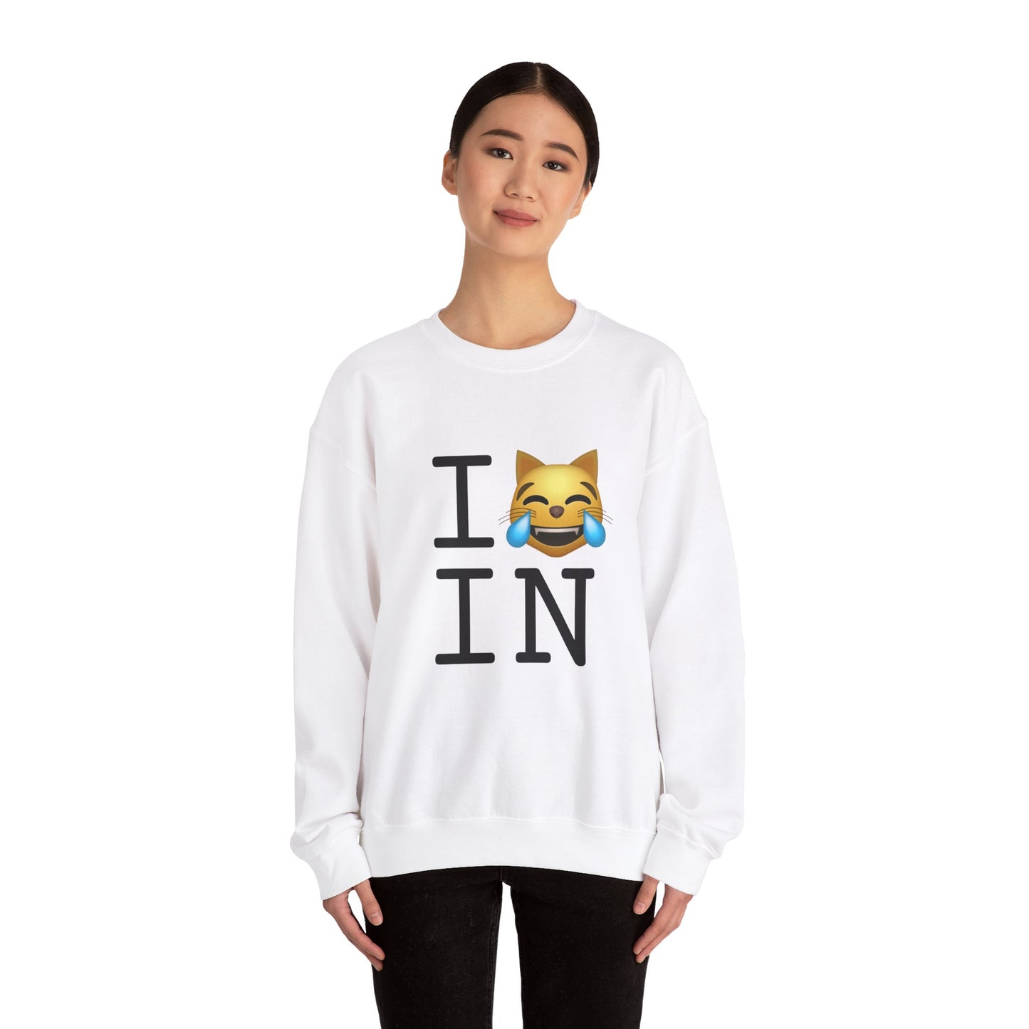 "I'm Laughing like a Cat at Indiana" Sweatshirt