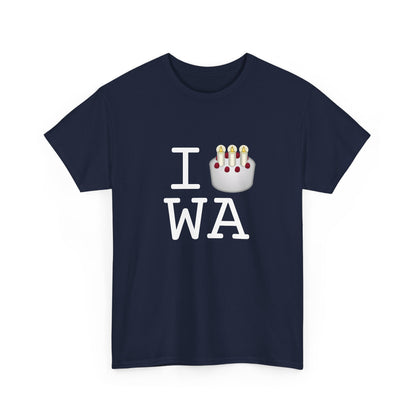 "I Birthday Cake Washington" Tee