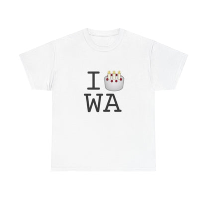"I Birthday Cake Washington" Tee