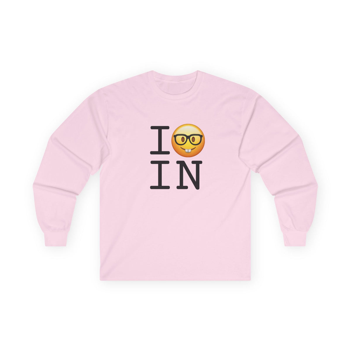 "I'm a Nerd about Indiana" Long Sleeve Shirt