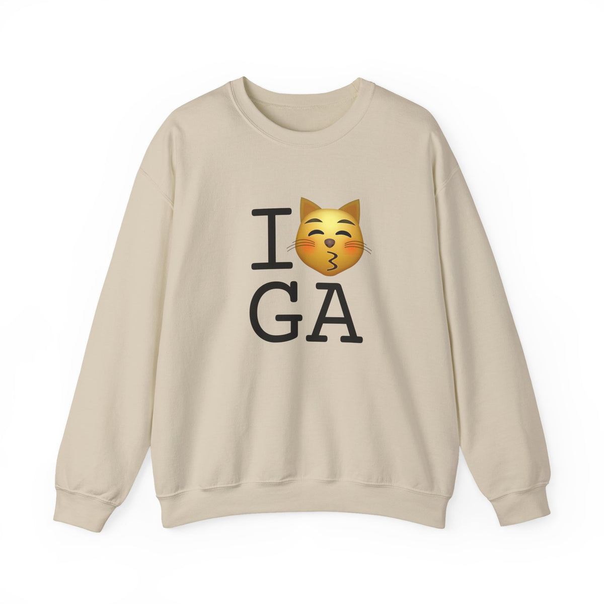 "I'm a Kissing Cat toward Georgia" Sweatshirt