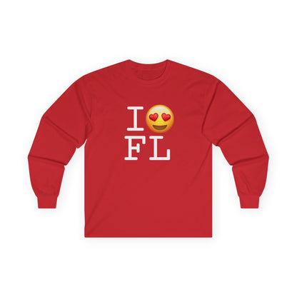 "I have Heart Eyes for Florida" Long Sleeve Shirt