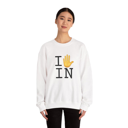 "I Stop (Raised Hand) Indiana" Sweatshirt