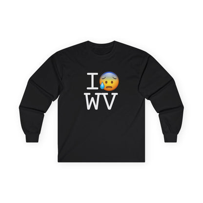 "I'm Anxiously Sweating in West Virginia" Long Sleeve Shirt