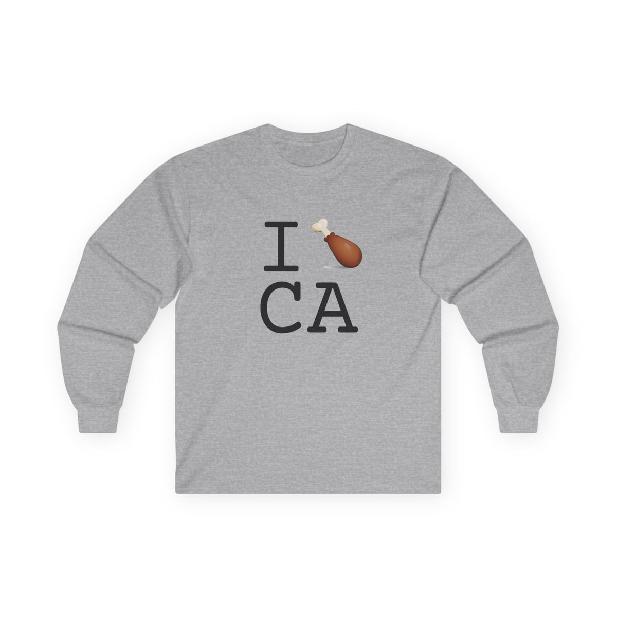 "I Chicken Drumstick California" Long Sleeve Shirt